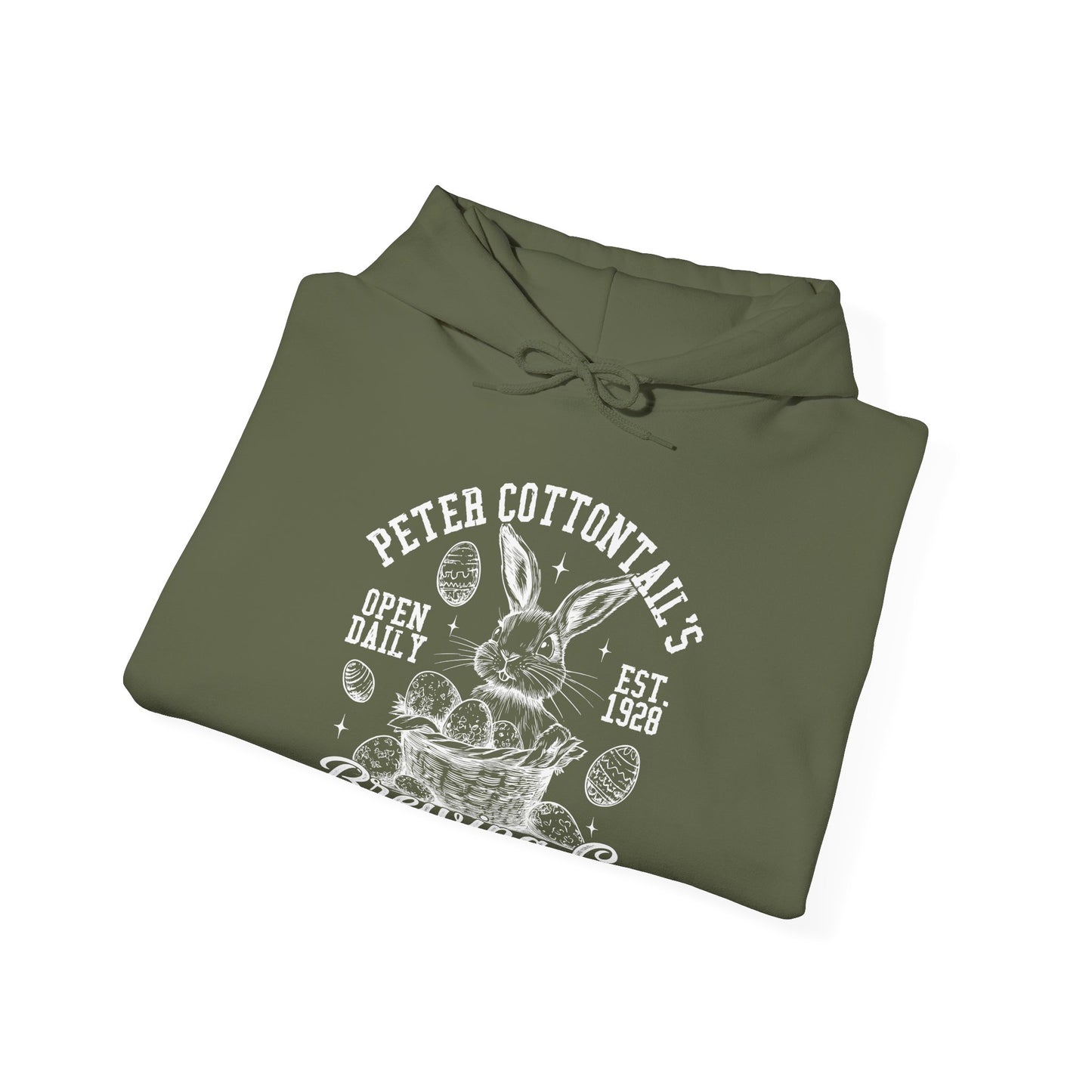 Peter Cottontail's Brewing Co. Hoodie - Cozy Graphic Sweatshirt