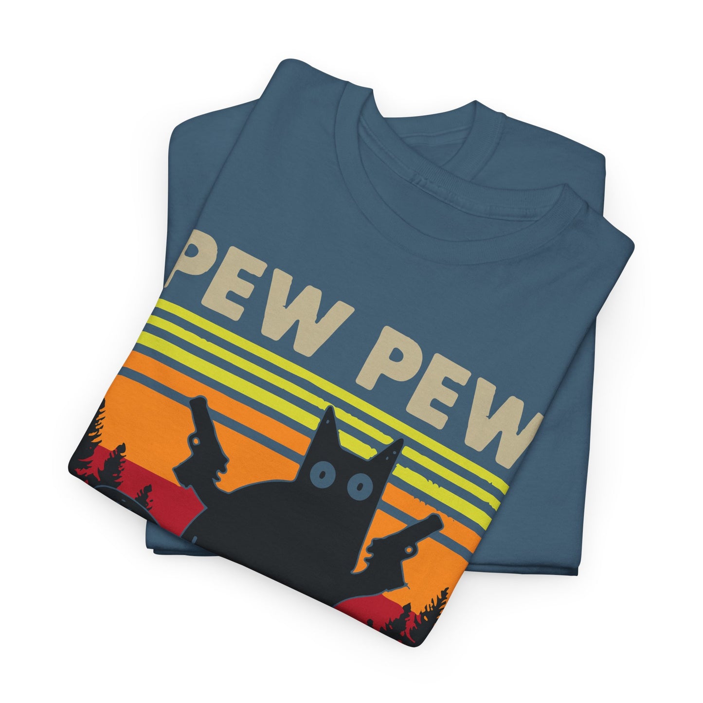 Pew Pew Madafakas T-Shirt For Funny Cat T Shirt For Sarcastic Humor TShirt