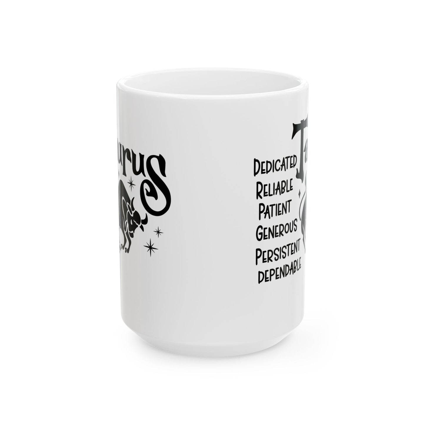 Taurus Ceramic Mug For Zodiac Coffee Cup For Astrology Birthday Gift Idea