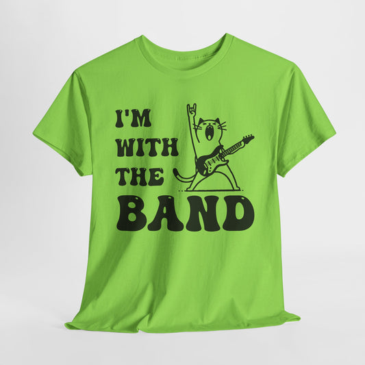 I’m With the Band T-Shirt – Rockstar Cat Tee