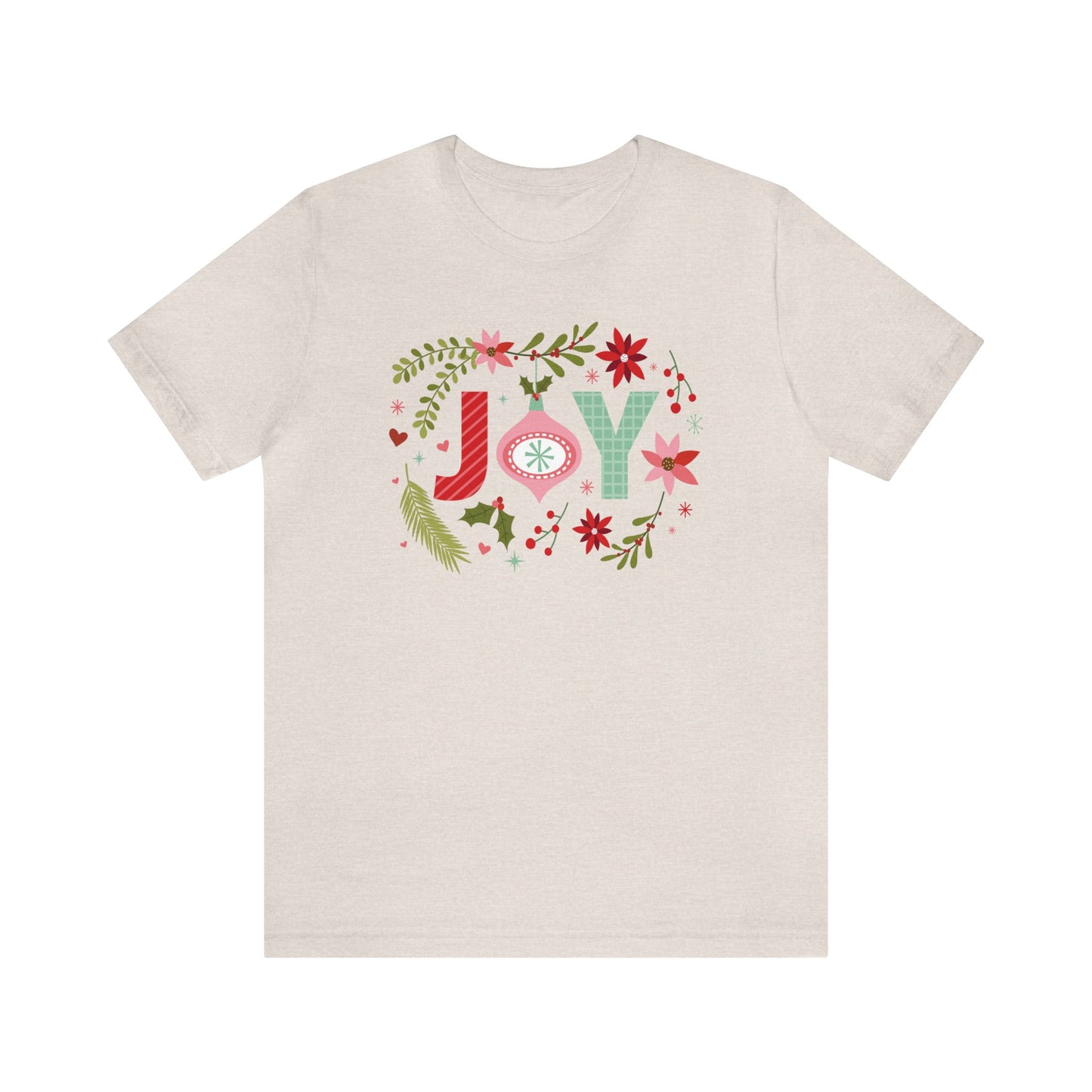 Joy T-Shirt For Christmas T Shirt For Holiday Cheer TShirt For Gift For Her