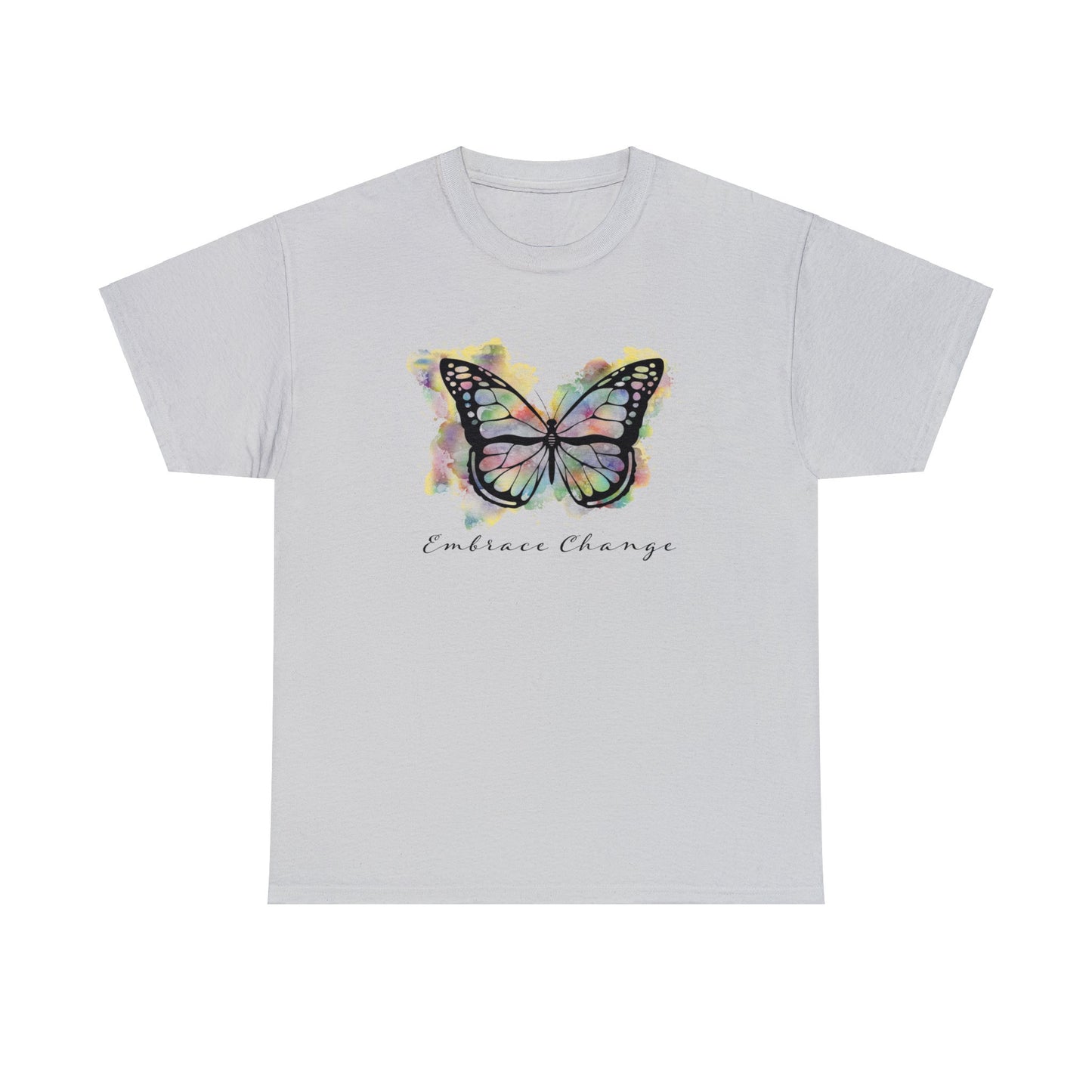 Embrace Change Tee For Butterfly T-Shirt For Watercolor Butterfly Shirt For Spiritual T Shirt For Motivational T Shirt