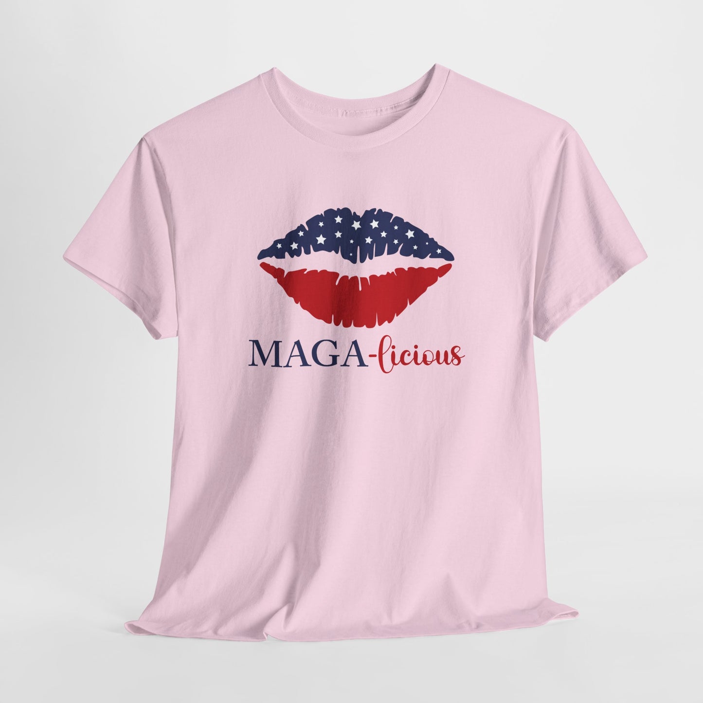 MAGA-licious T-Shirt For Patriotic Lips T Shirt For America TShirt Express Delivery available