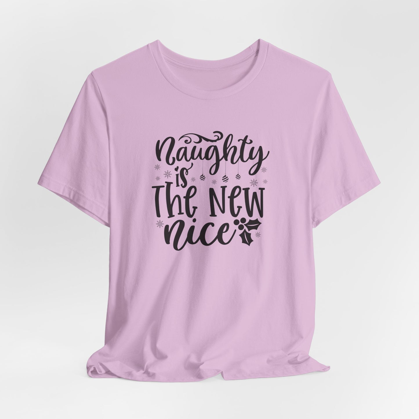 Naughty T-Shirt For Nice T Shirt For Funny Christmas TShirt