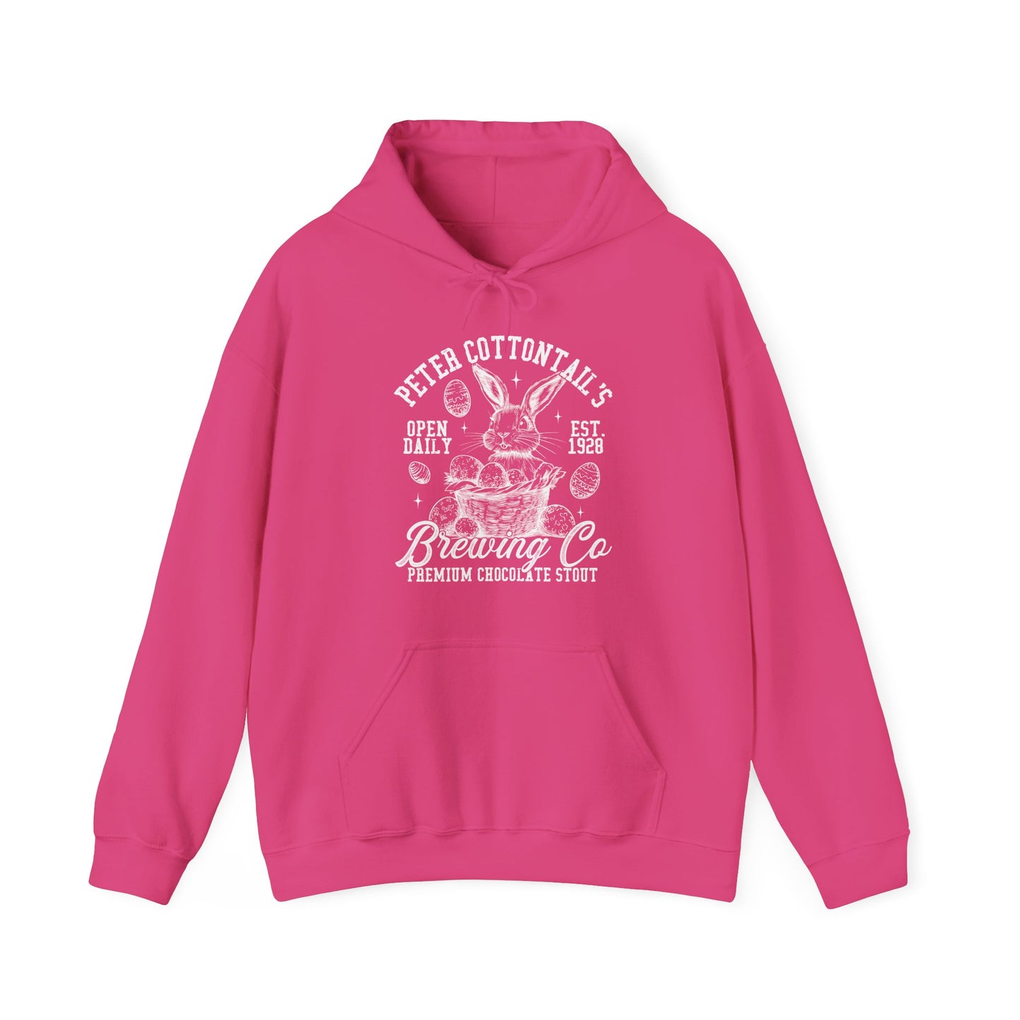 Peter Cottontail's Brewing Co. Hoodie - Cozy Graphic Sweatshirt