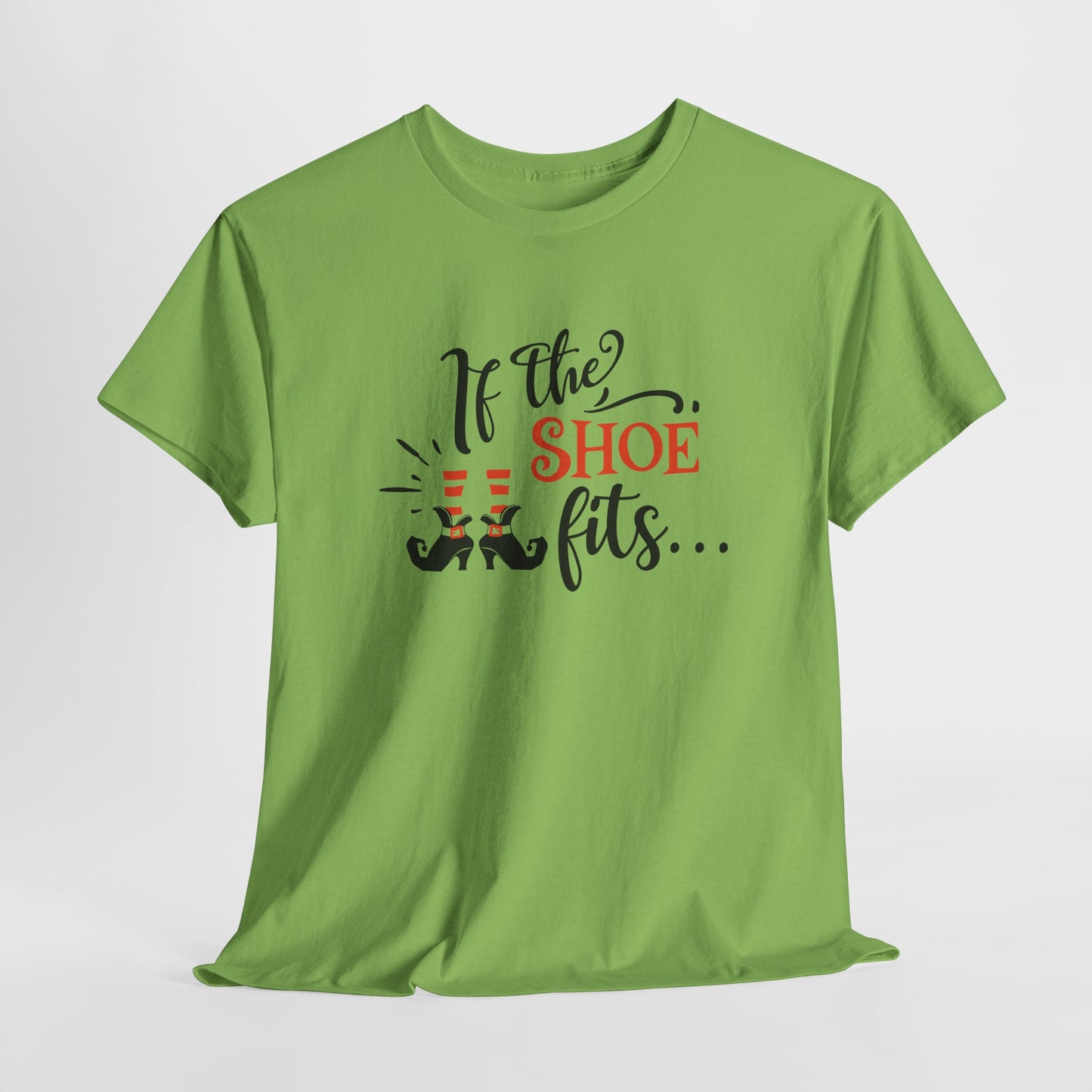 If The Shoe Fits T-Shirt For Sarcastic Halloween T Shirt For Funny Witch TShirt