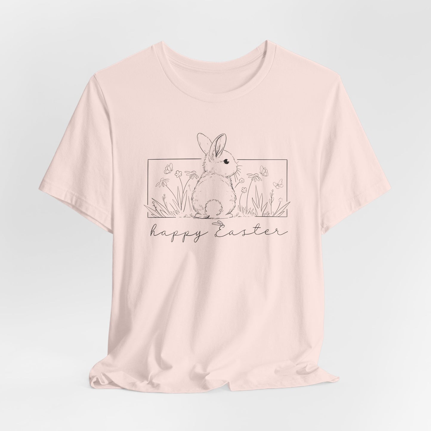 Happy Easter Bunny T-Shirt - Cute Spring Graphic Tee