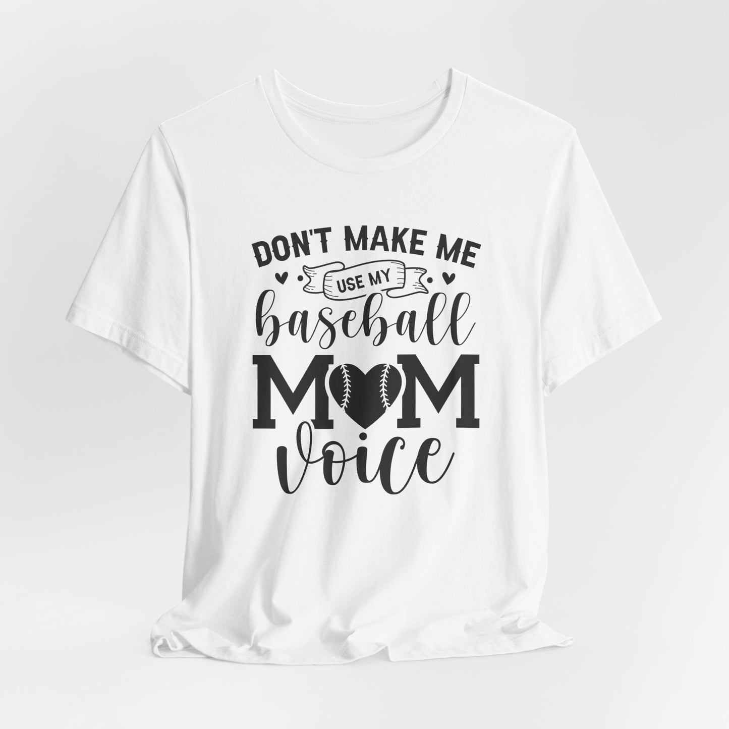 Baseball Mom Voice T-Shirt For School Sports T Shirt For Super Fan TShirt