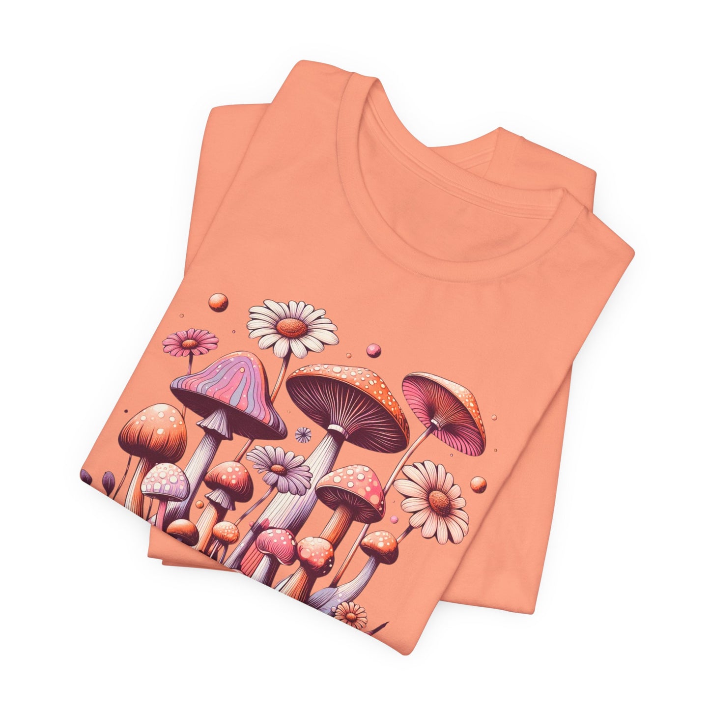 Stay Weird Mushroom Graphic Tee Quirky Psychedelic Style for Nature Lovers T-Shirt