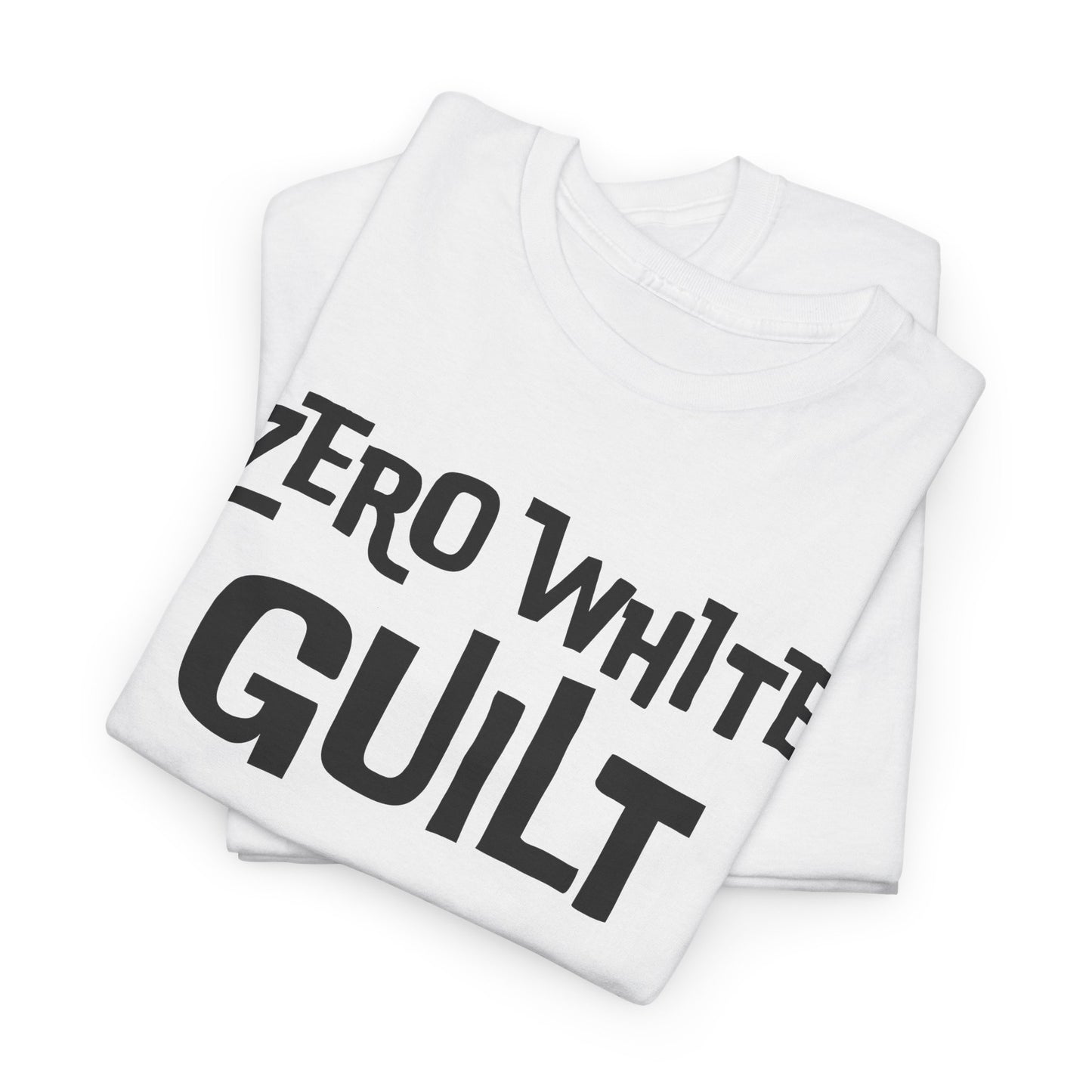 Zero White Guilt T-Shirt - Bold Stance Tee