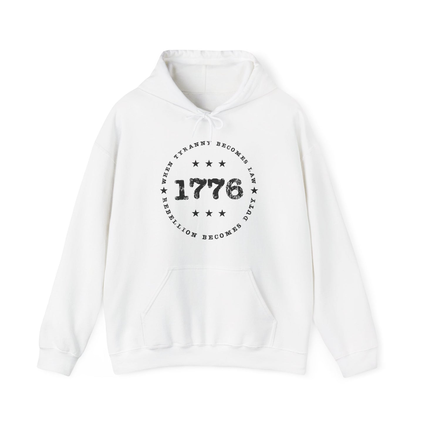 When Tyranny Becomes Law 1776 Hooded Sweatshirt For Rebellion Hoodie For Conservative Gift