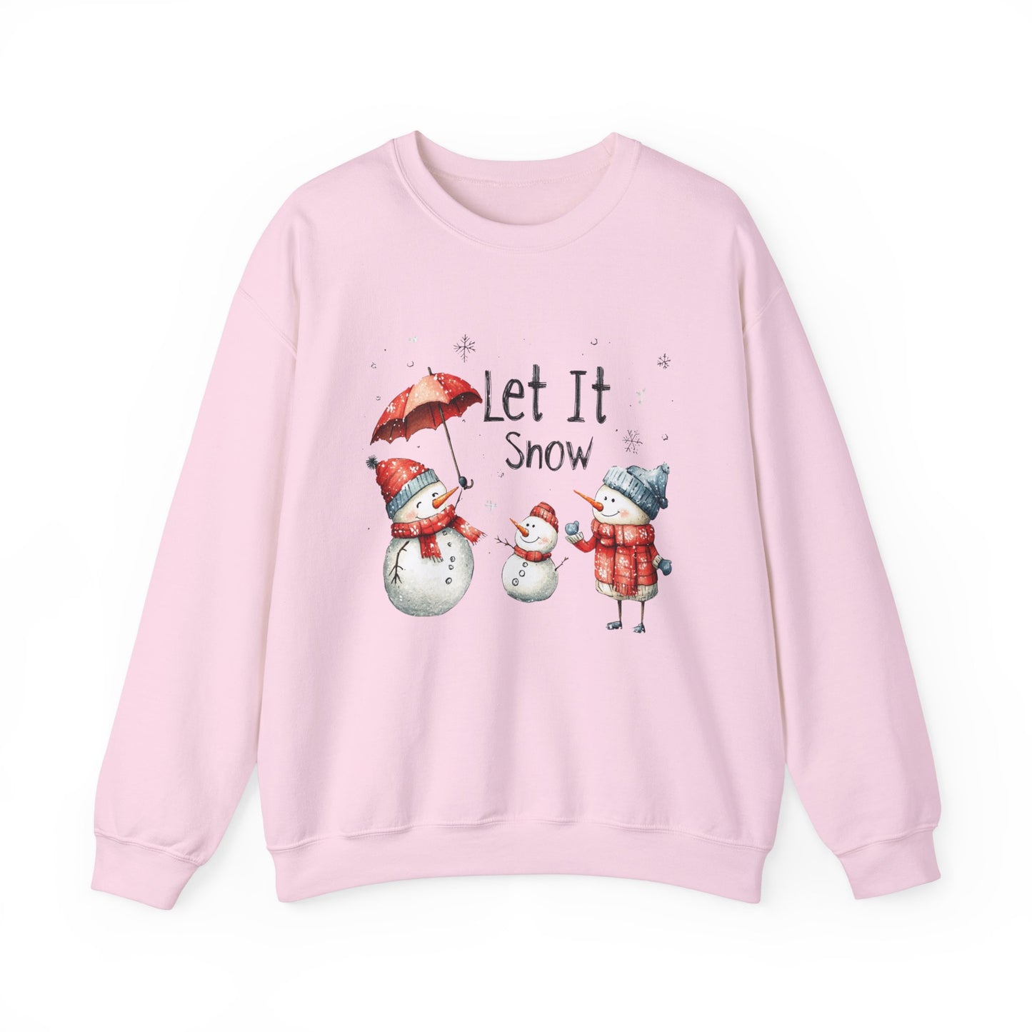 Snowman Sweatshirt For Let It Snow Christmas Shirt