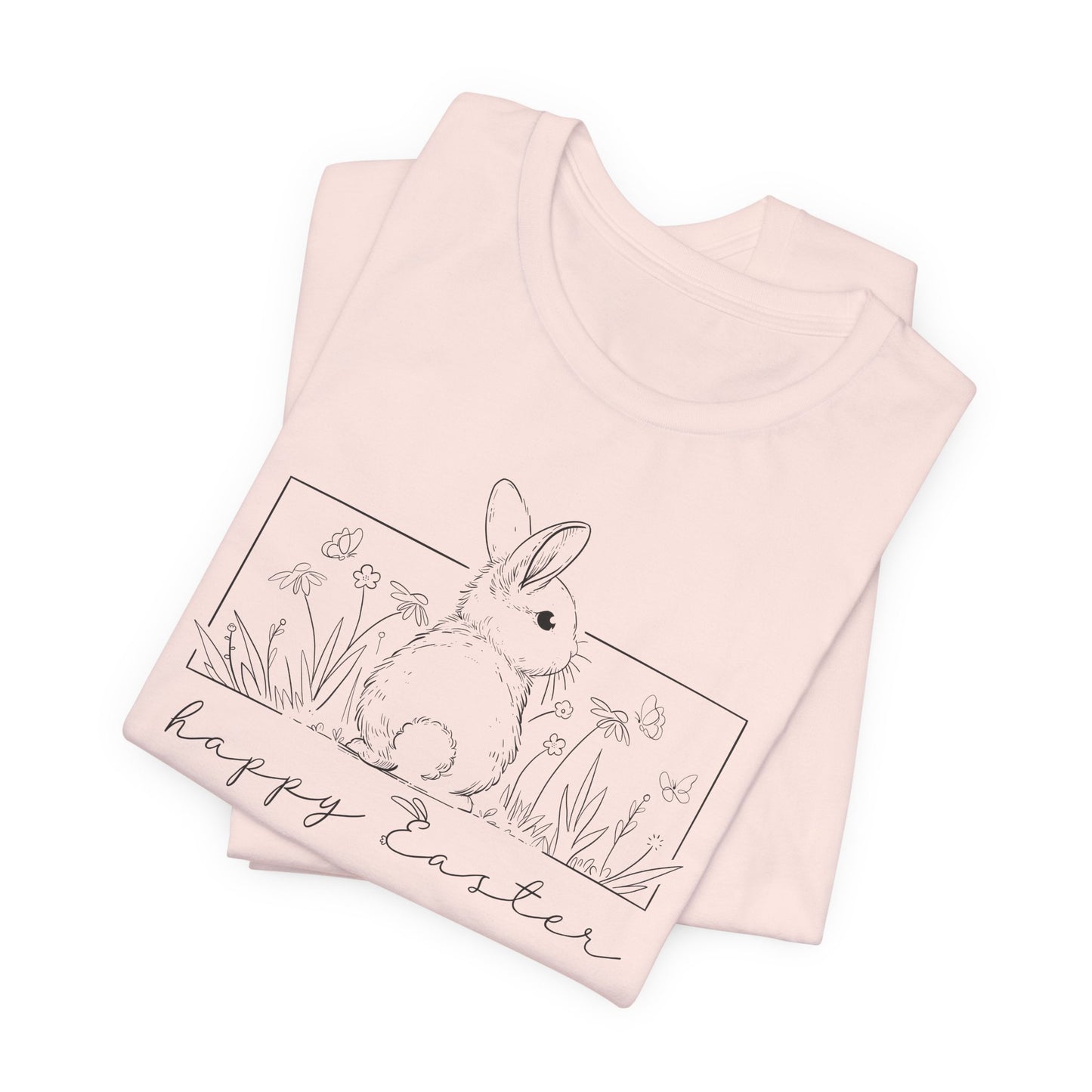 Happy Easter Bunny T-Shirt - Cute Spring Graphic Tee