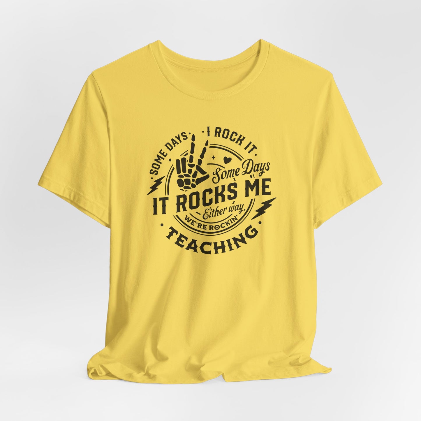 Teacher T-Shirt For Rockin' Education T Shirt For School TShirt