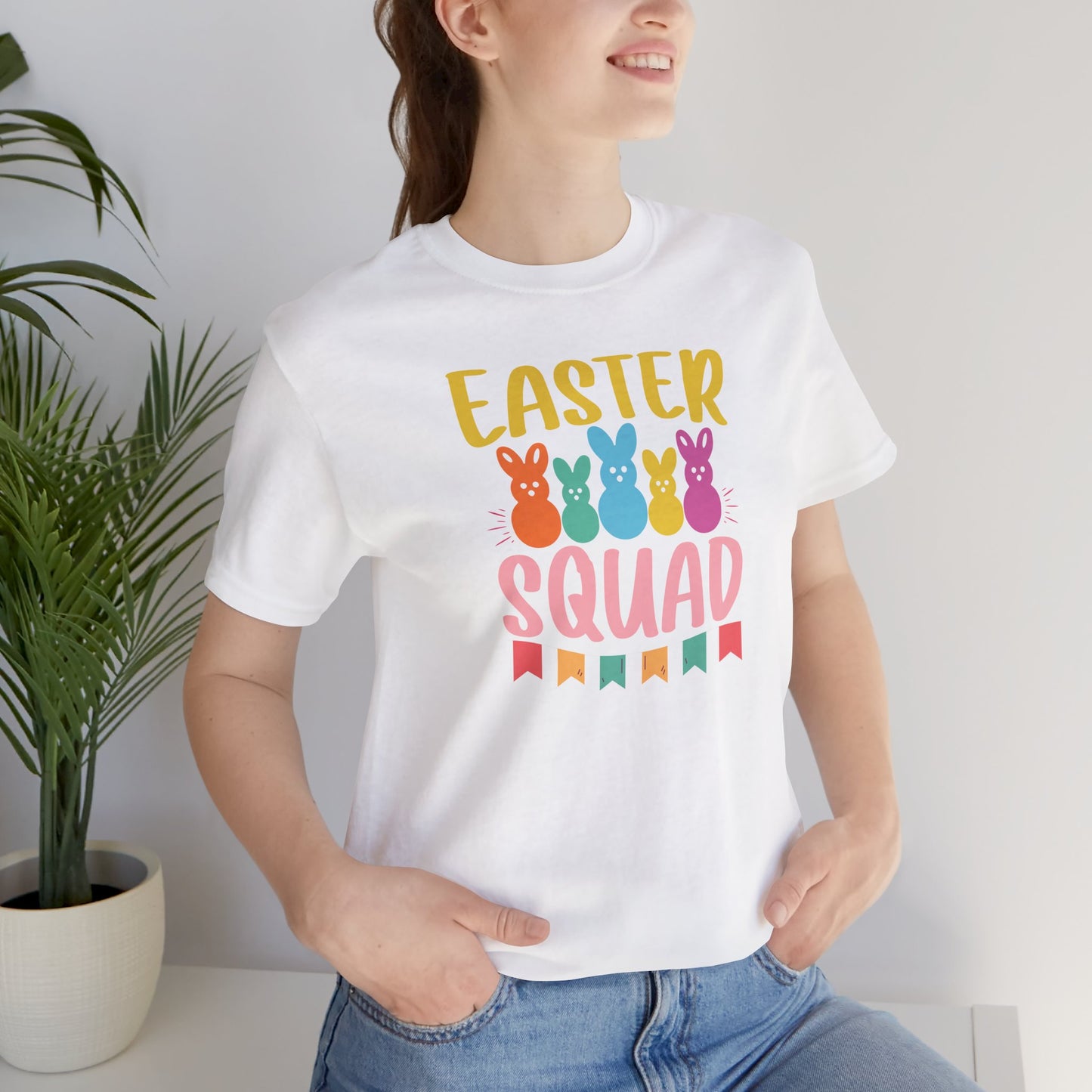 Easter Squad T-Shirt For Fun Bunny T Shirt For Egg Hunt TShirt