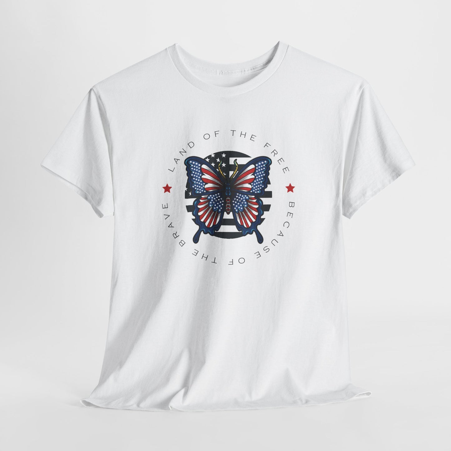 Patriotic T-Shirt For Conservative TShirt For 4th Of July T Shirt For Independence Day Shirt For Patriotic Gift Butterfly T-Shirt For Gift