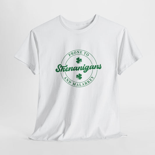 Shenanigans T-Shirt For St. Paddy's Day T Shirt For Malarky TShirt For St. Patrick's Day Tee