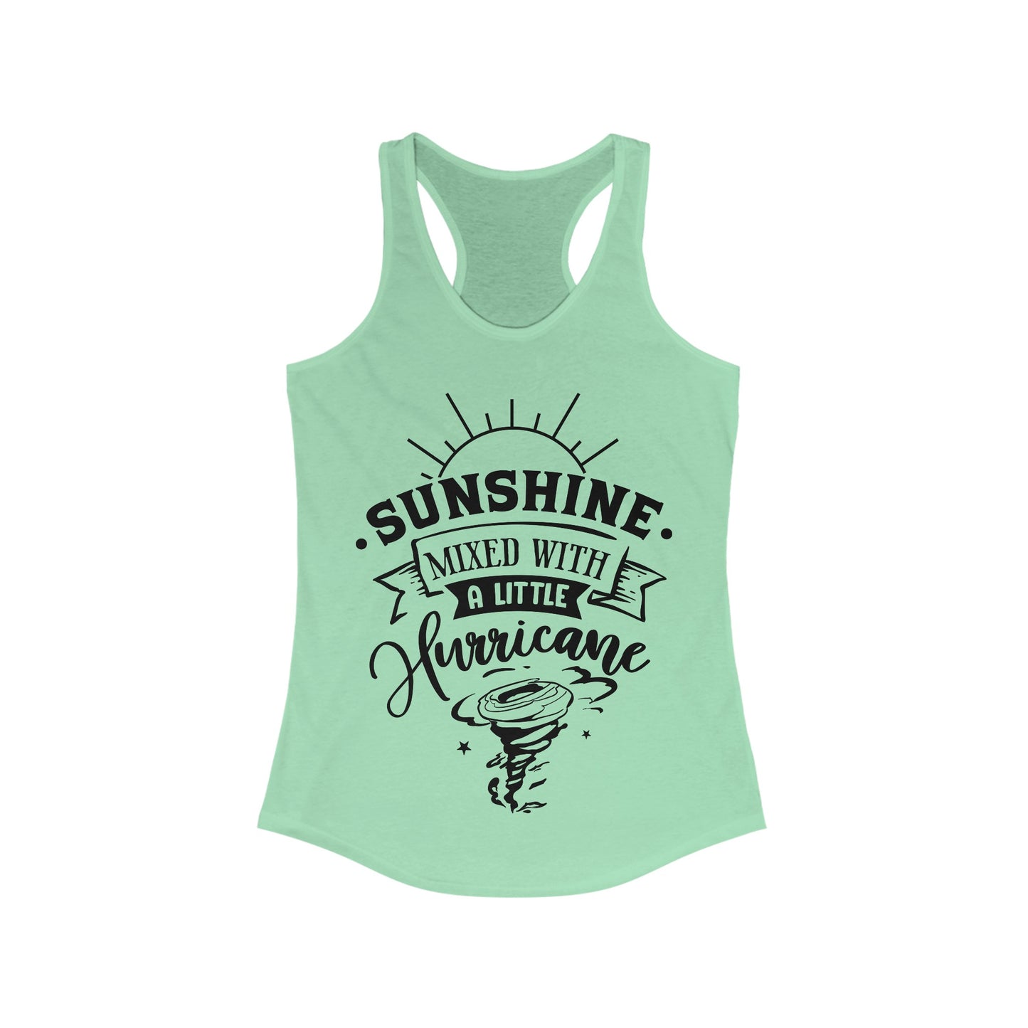 Sunshine Racerback Tank For Hurricane Tank For Trouble Tee