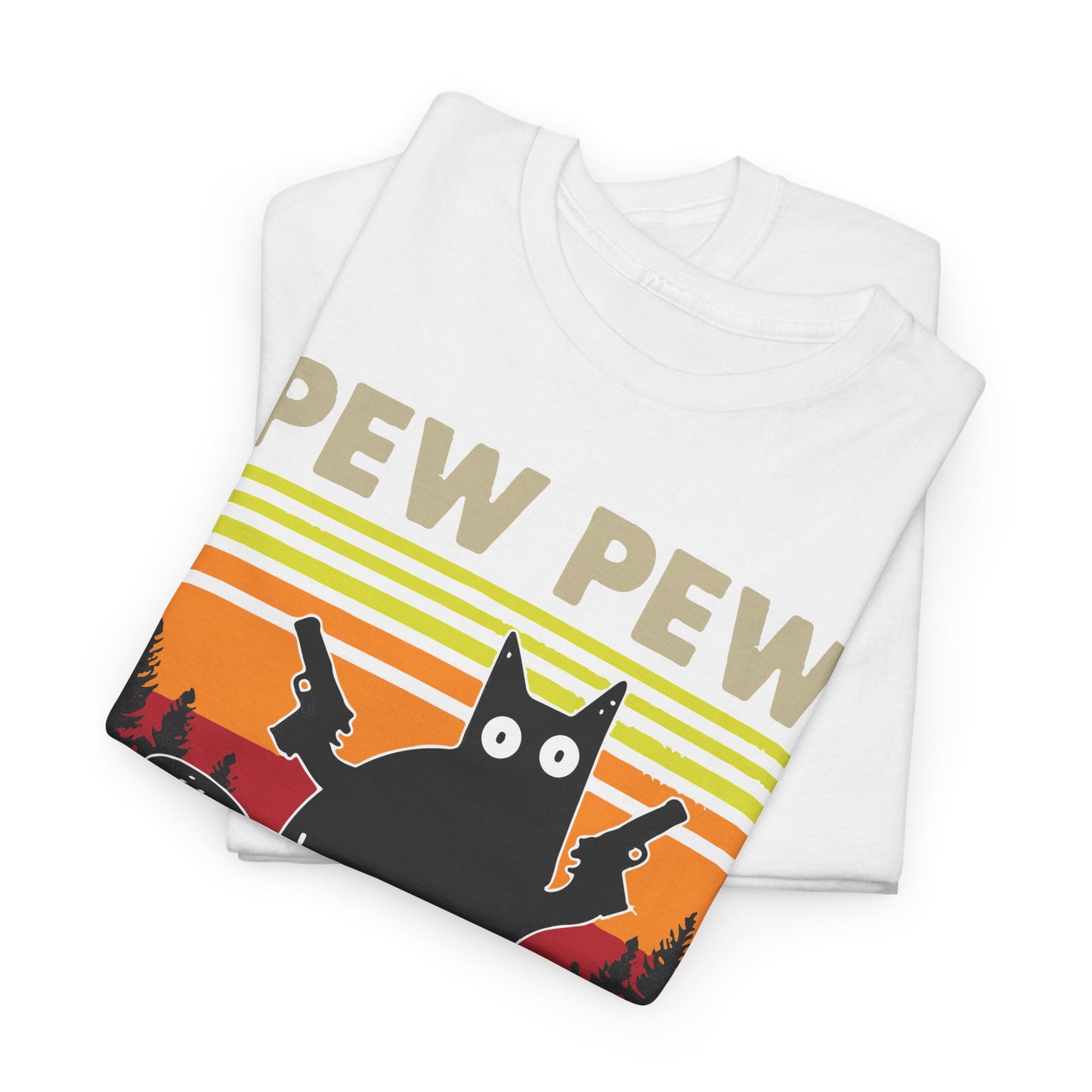 Pew Pew Madafakas T-Shirt For Funny Cat T Shirt For Sarcastic Humor TShirt