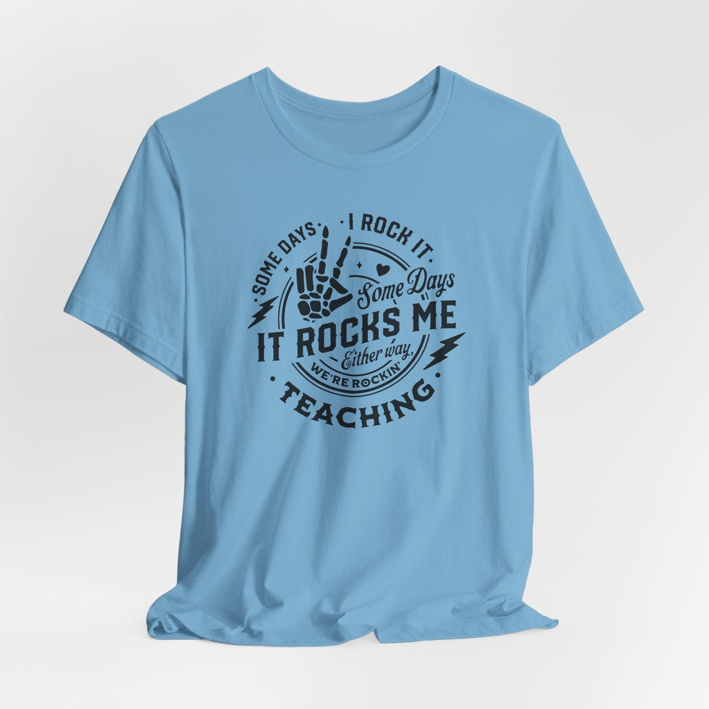 Teacher T-Shirt For Rockin' Education T Shirt For School TShirt