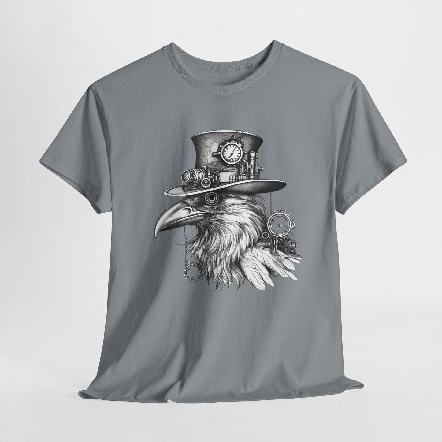 Steampunk Crow For Victorian Era Raven T Shirt For Retro Bird TShirt