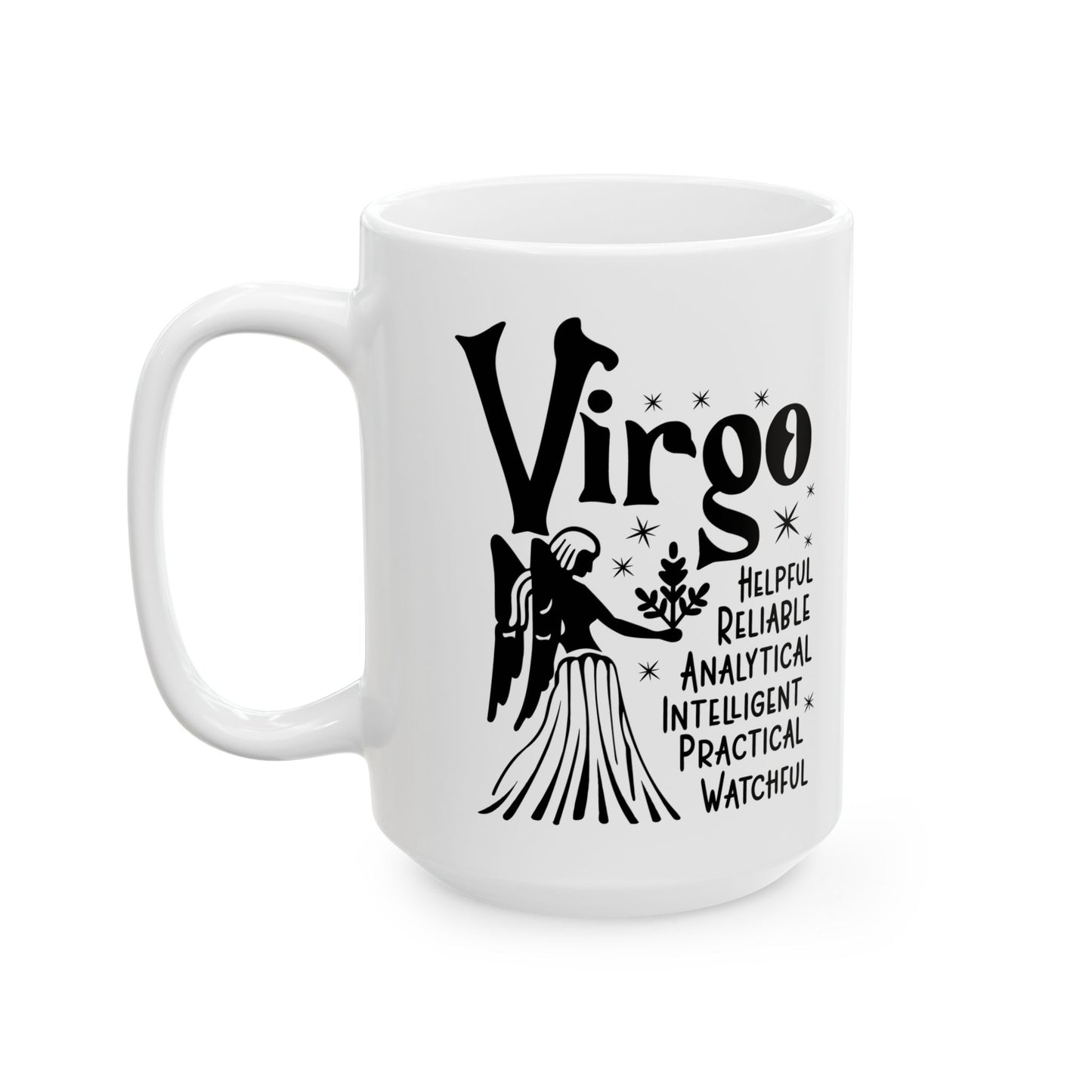 Virgo Ceramic Mug For Zodiac Coffee Cup For Astrology Birthday Gift Idea