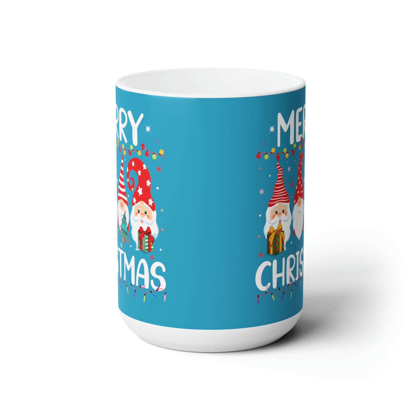 Merry Christmas Holiday Gnomes Coffee Hot Tea Cocoa Mug