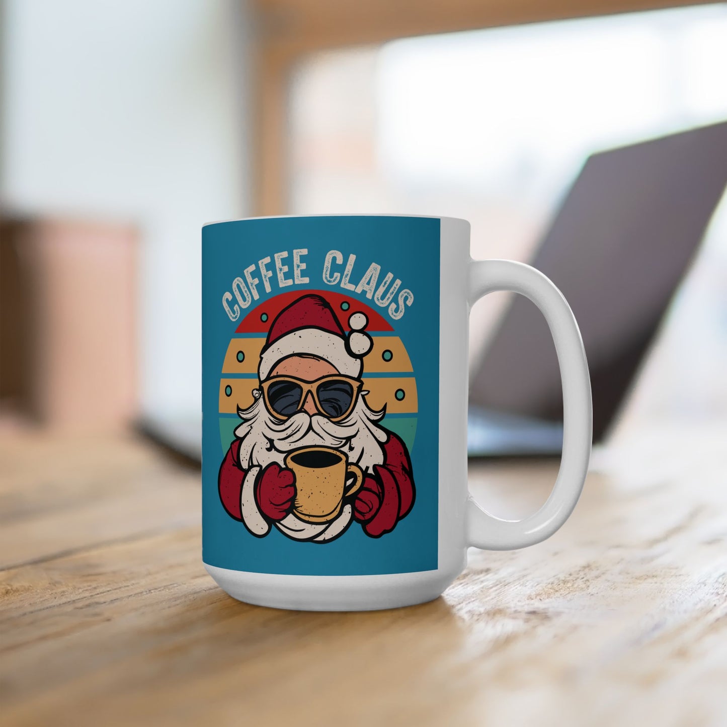 Coffee Santa Claus Mug Hot Cocoa Tea Cup