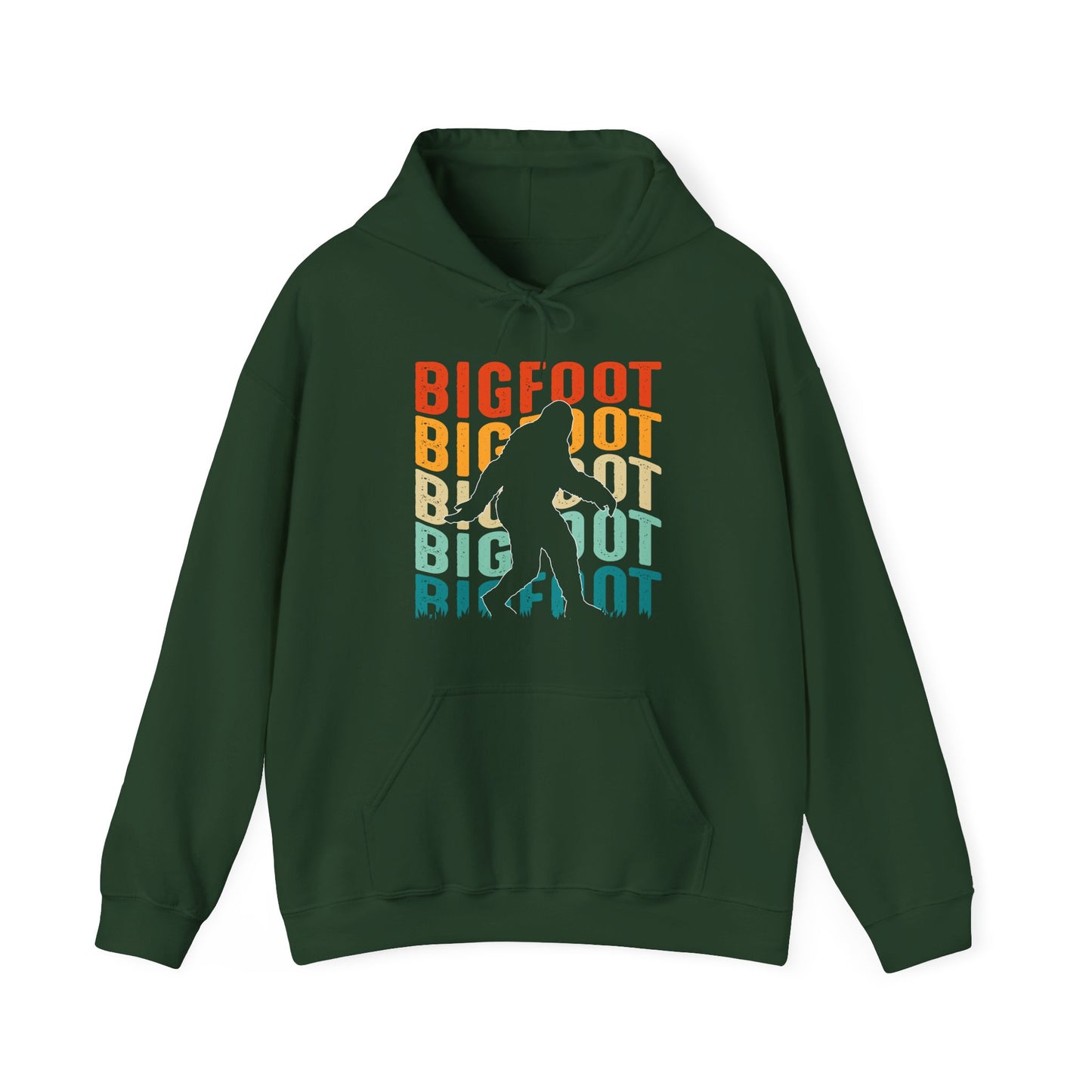 Bigfoot Hooded Sweatshirt For Yeti Hiker For Sasquatch Lovers Hoodie