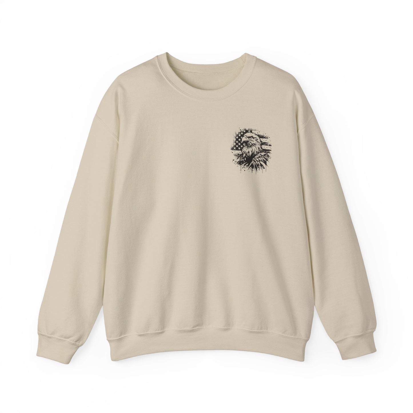 Eagle Sweatshirt For Patriotic Winter Wear For America