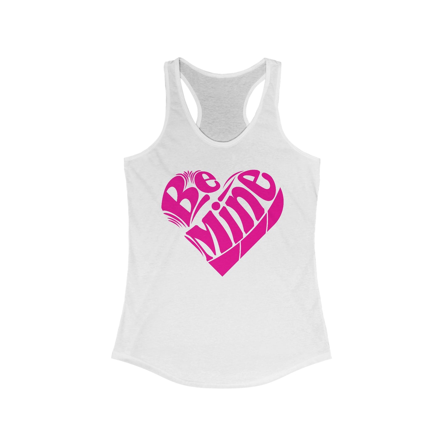 Valentine Heart Racerback Tank For Be Mine Tank Top