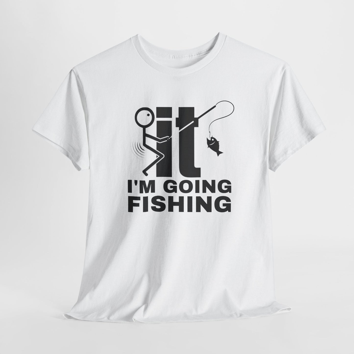 Funny Fishing T-Shirt For F It T Shirt For Graphic Stick Figure TShirt For Fisherman Gift