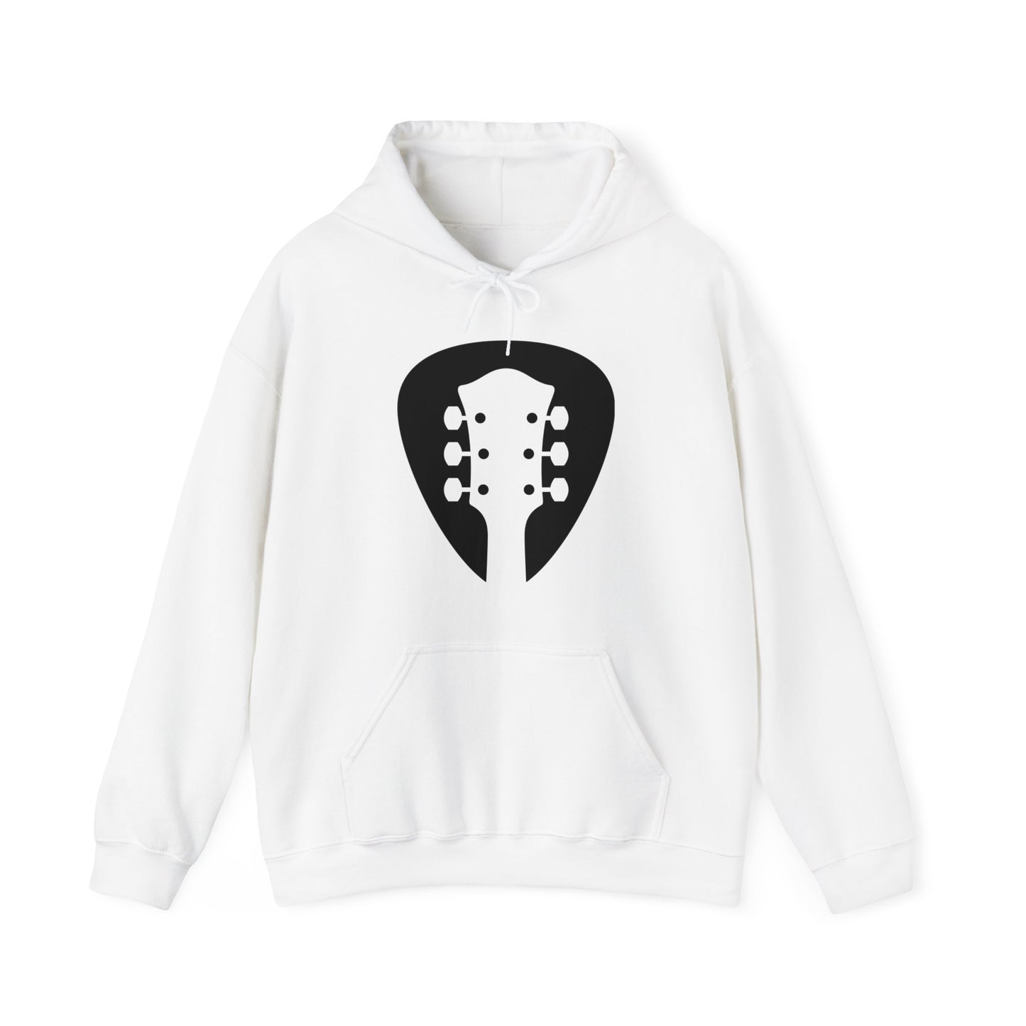 Headstock Hoodie With Guitar Pick Hooded Sweatshirt For Musician Sweatshirt For Music Shirt For Guitar Player Hoodie For Live Music Shirt For Guitar Player Gifts For Musician Gift