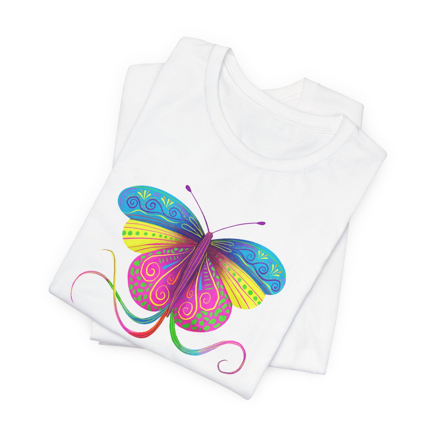 Butterfly T-Shirt For Mexican Folk Art T Shirt For Cinco de Mayo Watercolor TShirt