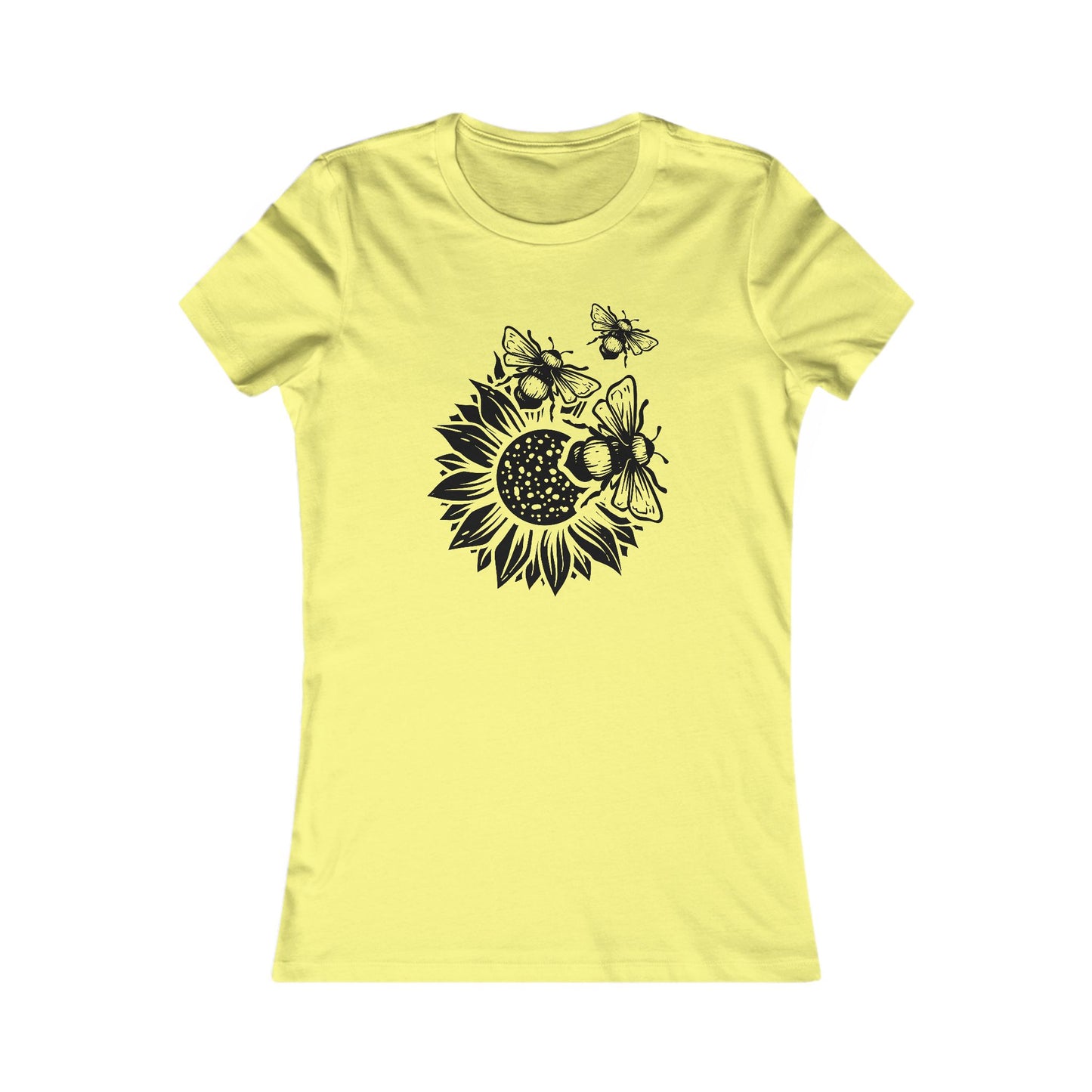 Honey Bee T-Shirt for Sunflower T Shirt For Gardening T Shirt For Summer Tee