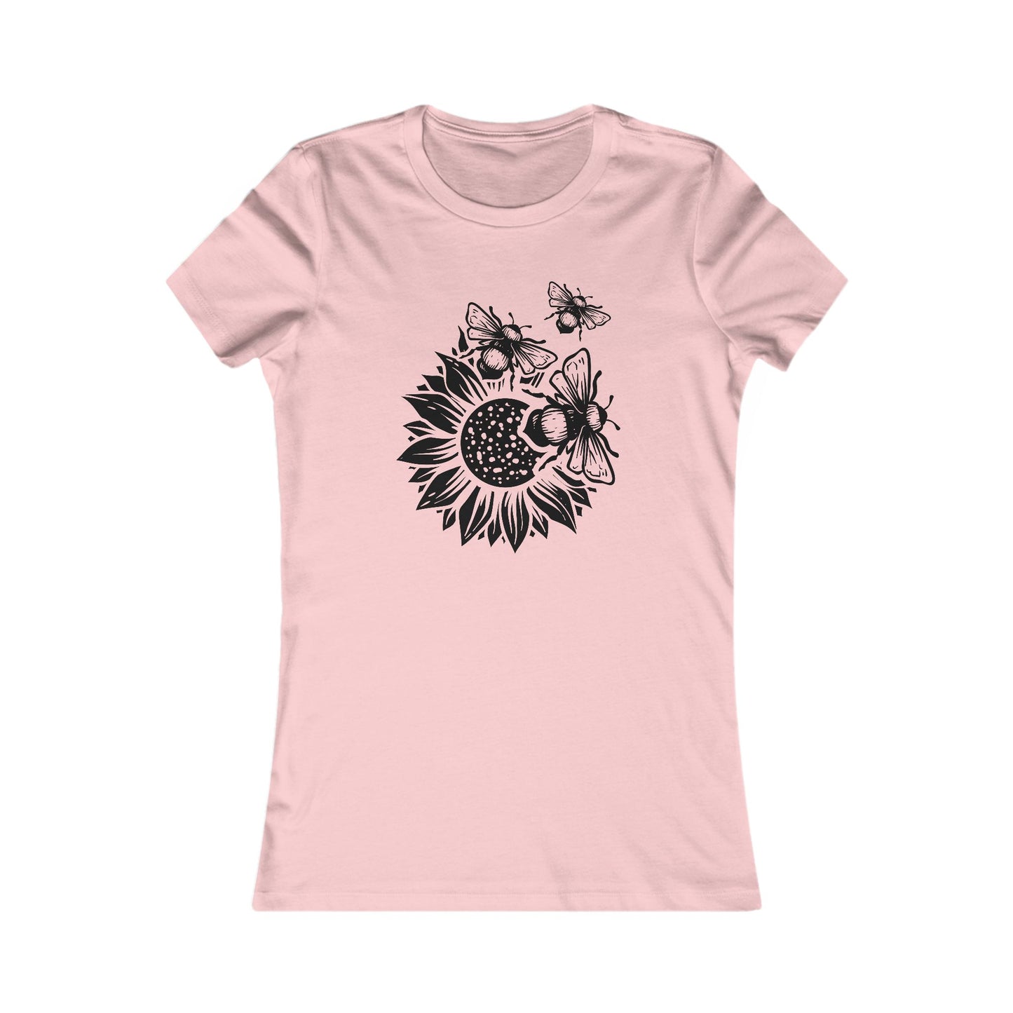 Honey Bee T-Shirt for Sunflower T Shirt For Gardening T Shirt For Summer Tee