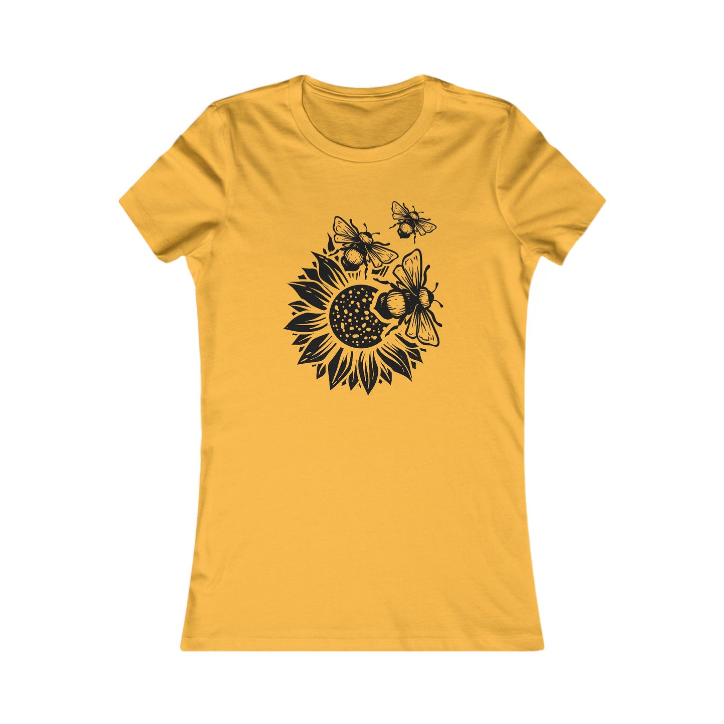 Honey Bee T-Shirt for Sunflower T Shirt For Gardening T Shirt For Summer Tee