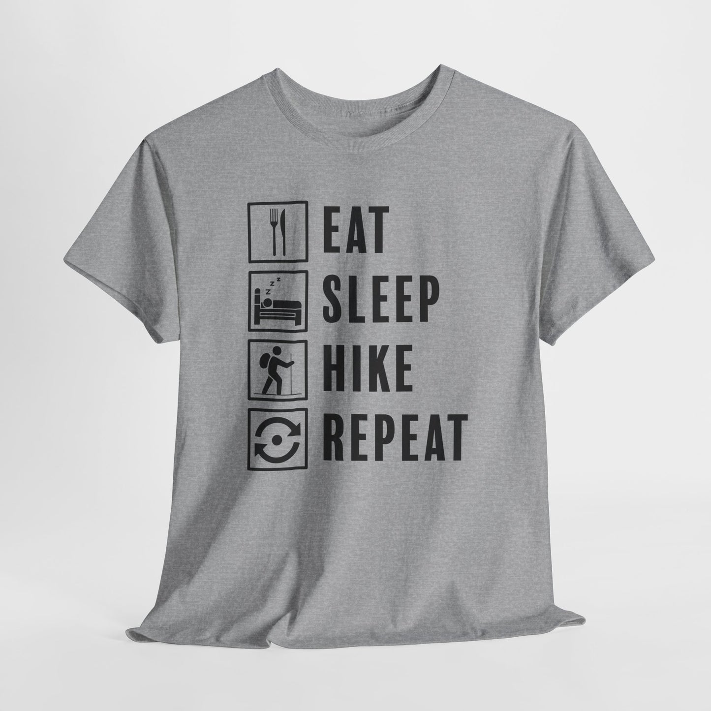 Hike Repeat T-Shirt For Trekking T Shirt For Walking TShirt