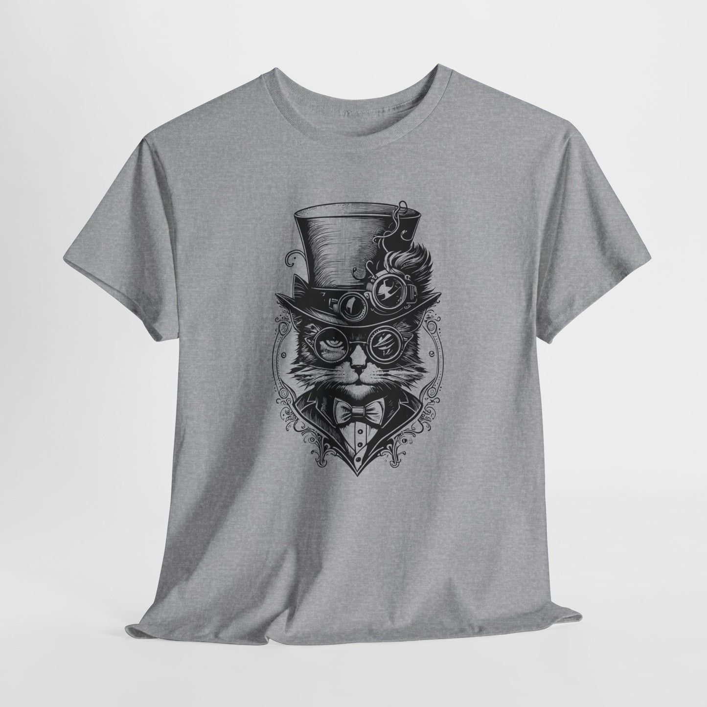 Steampunk T-Shirt For Tom Cat Shirt For Retro TShirt For Victorian T Shirt For Wild West T Shirt For Science Fiction Gift