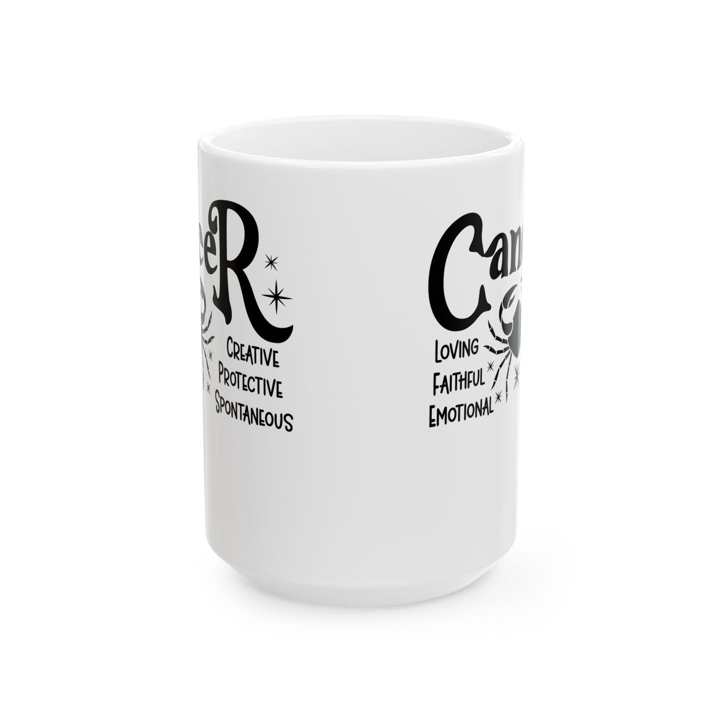 Cancer Ceramic Mug For Zodiac Coffee Cup For Astrology Birthday Gift Idea