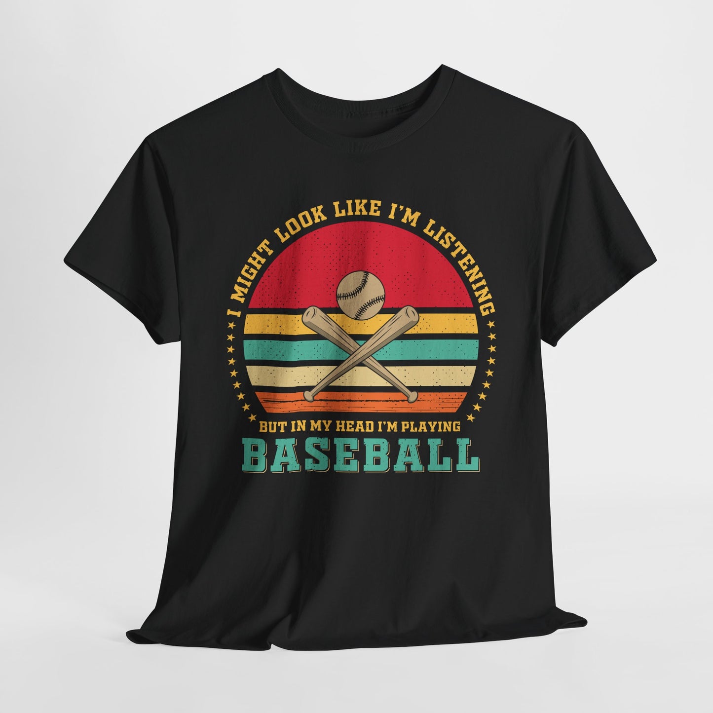 Playing Baseball T-Shirt For Distracted T Shirt For Sports Junkie TShirt