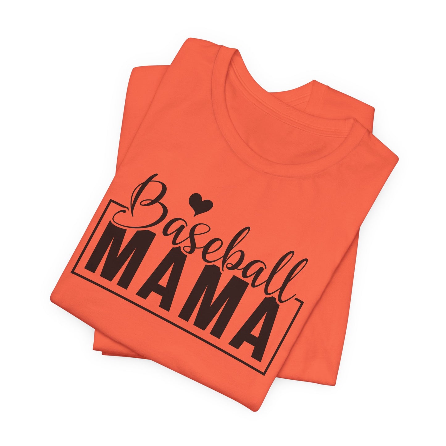 Baseball Mama T-Shirt For Sports Fan T Shirt For Proud Parent TShirt