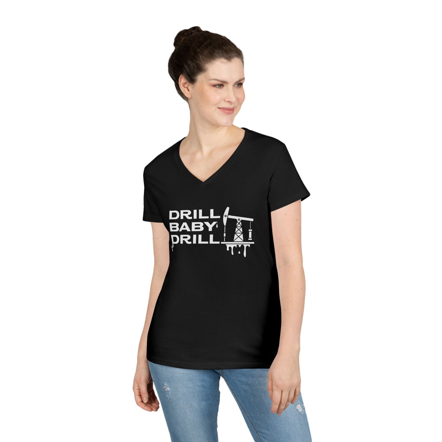 Ladies Drill Baby Drill T-Shirt - Fierce Oil Tee
