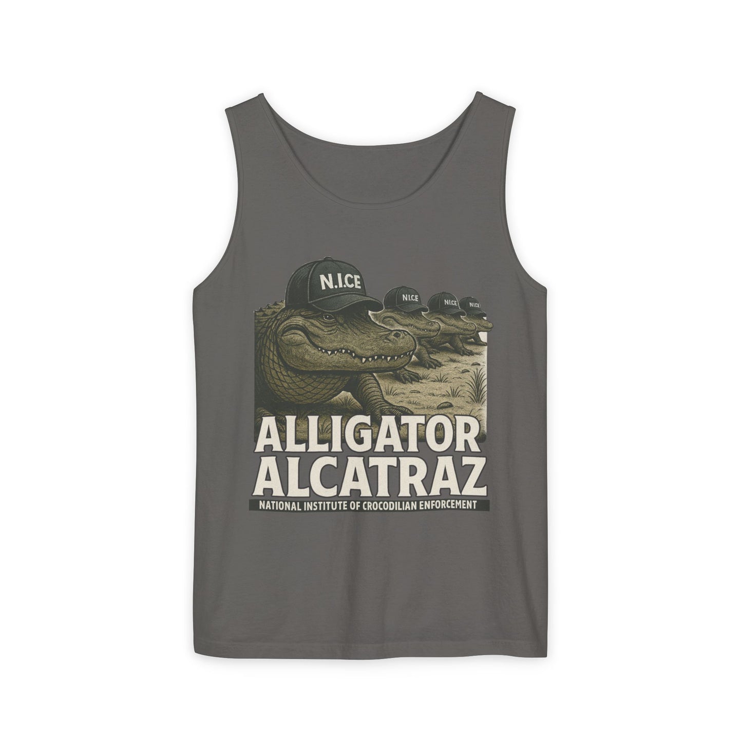 Alligator Alcatraz Political Tank Top