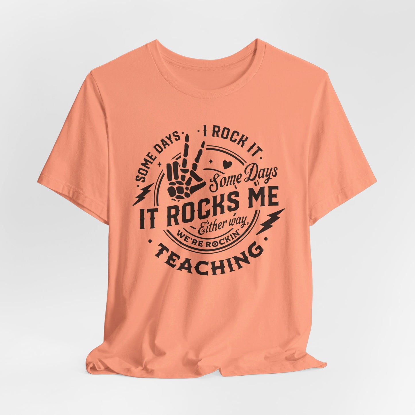 Teacher T-Shirt For Rockin' Education T Shirt For School TShirt