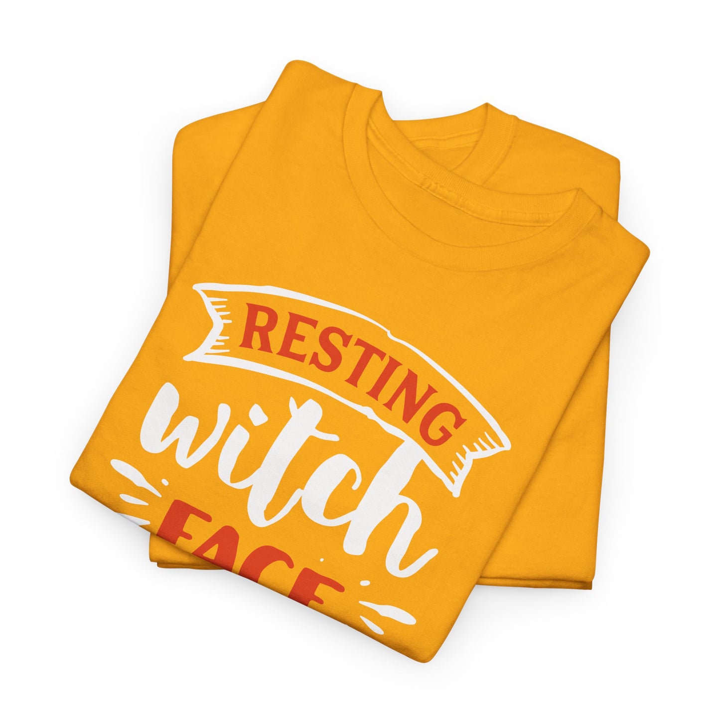 Resting Witch Face T-Shirt For Funny Halloween T Shirt For Punny TShirt Costume