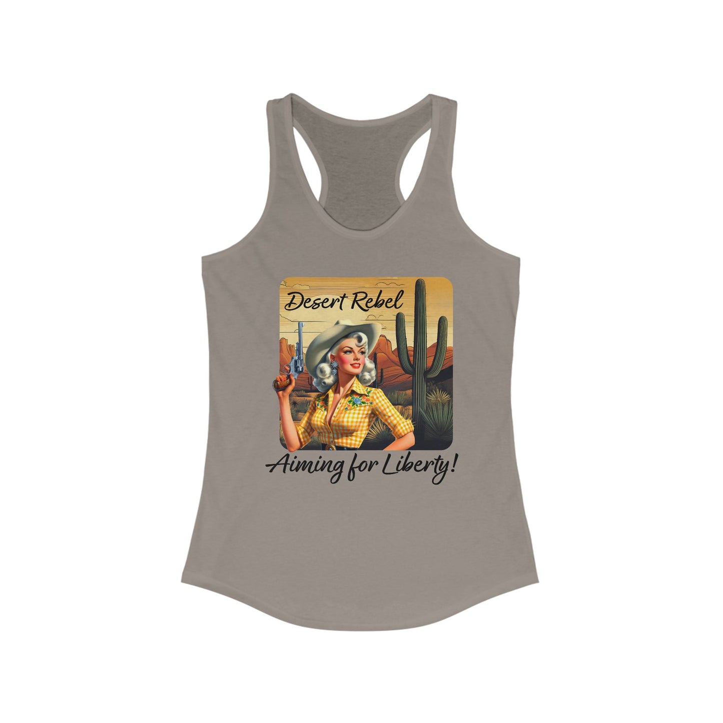 Desert Rebel Retro Cowgirl Tank Top