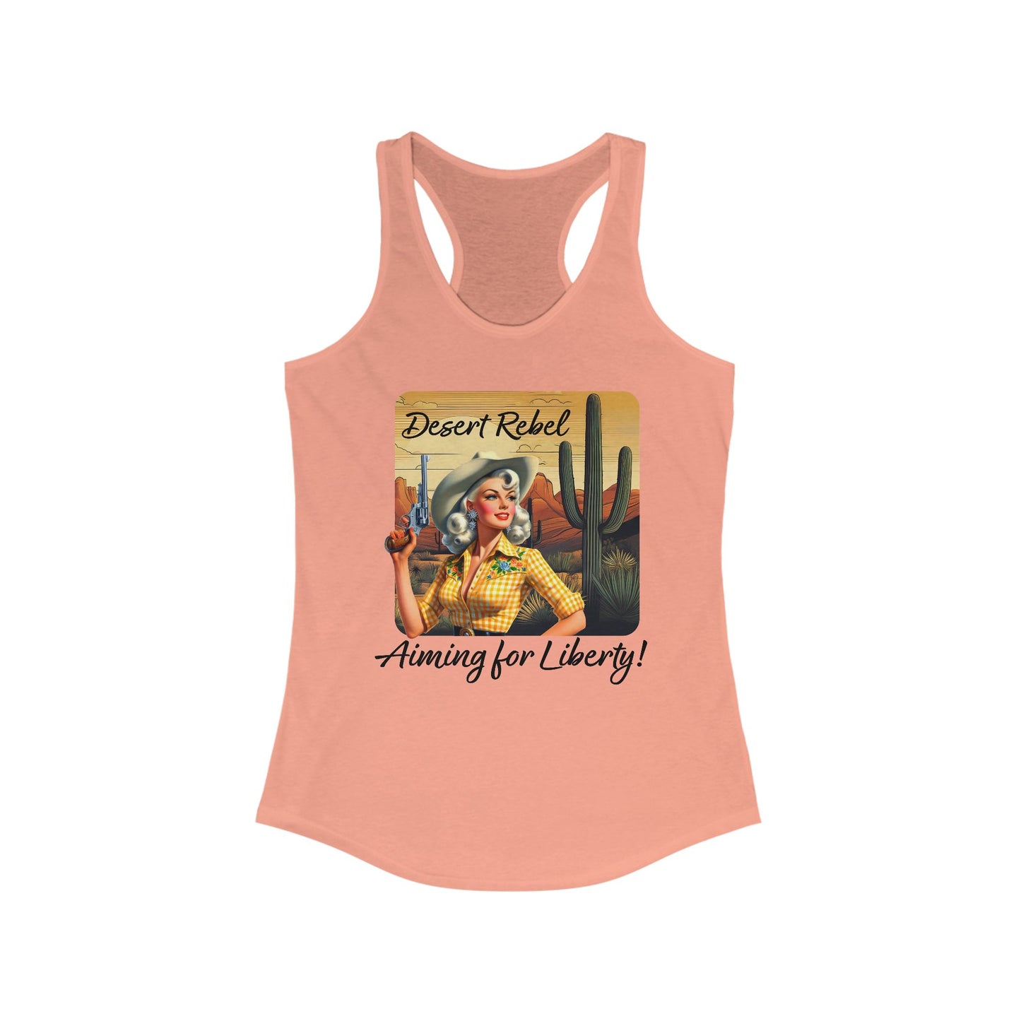 Desert Rebel Retro Cowgirl Tank Top