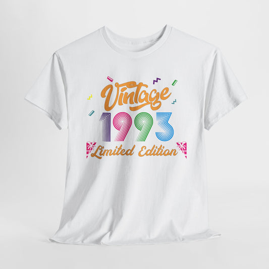 Graduation Year T-Shirt For 1993 T Shirt For Limited Edition TShirt For Class Reunion Shirt For Birth Year Shirt For  Retro Birthday Gift