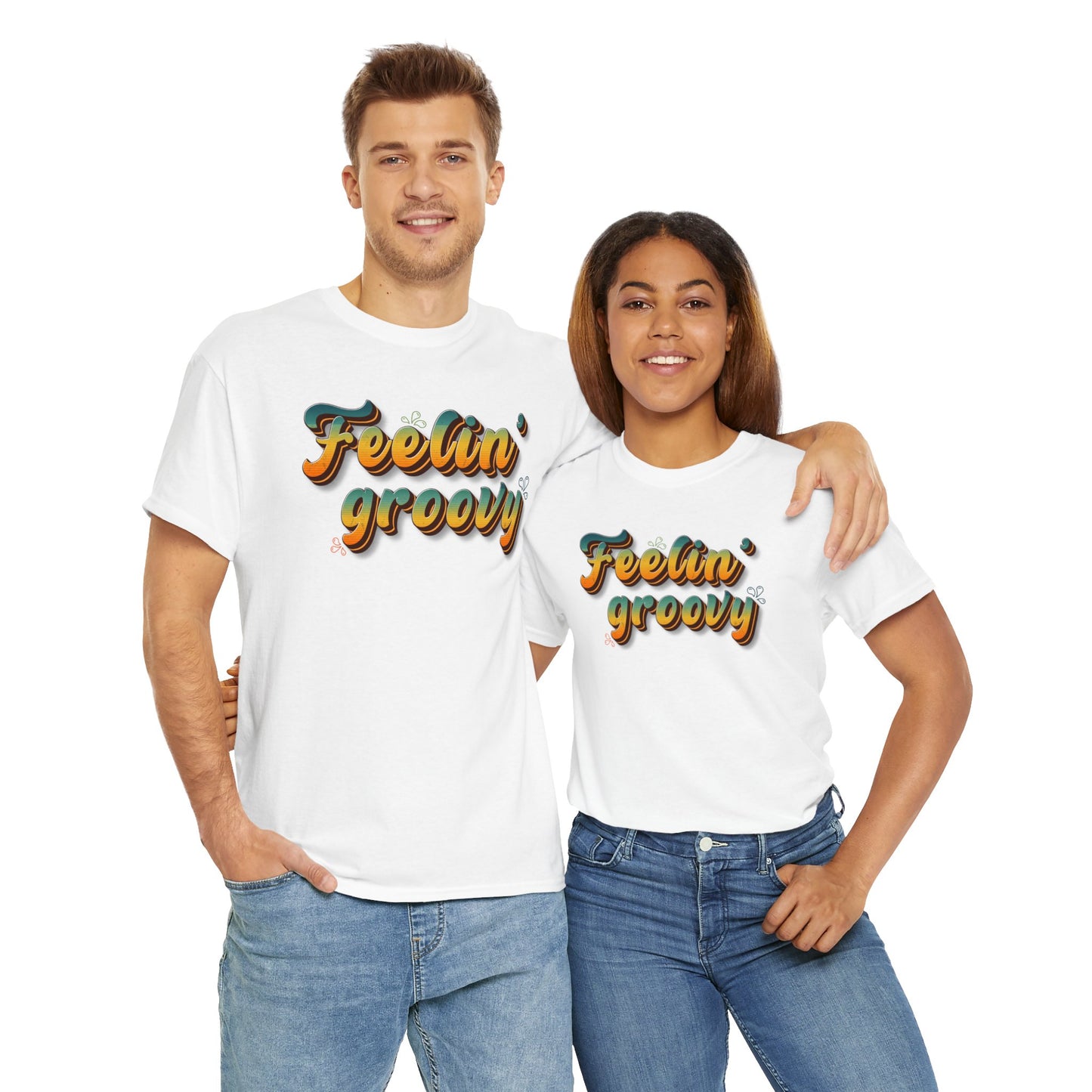 Groovy T-Shirt For Feeling Groovy Shirt For Seventies TShirt Retro 70's Vibe T Shirt For Retro Gift For Seventies Party Shirt Groovy Gift